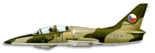 AERO L-39 Albatros profile drawing