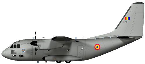 Alenia Aeronautica C-27J Spartan profile drawing