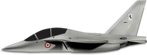 Alenia Aeronautica M-346 Master profile drawing