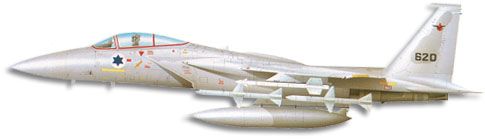 Boeing F-15 Eagle profile drawing