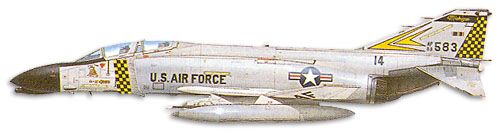 Boeing F-4 Phantom II profile drawing