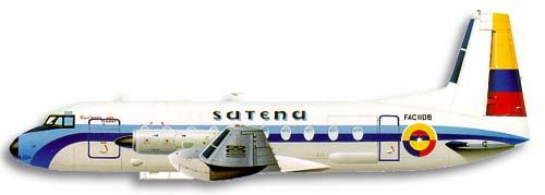 British Aerospace BAE 748 profile drawing