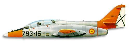 CASA C-101 Aviojet profile drawing