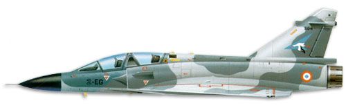 Dassault Mirage 2000 profile drawing