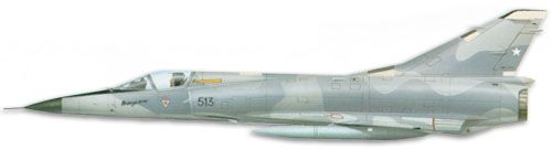Dassault Mirage 50 profile drawing