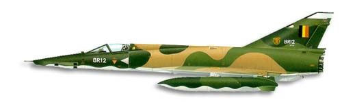 Dassault Mirage V profile drawing