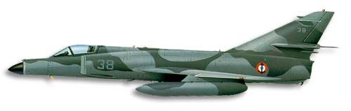 Dassault Super Etendard profile drawing