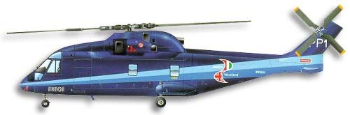 EH Industries EH 101 profile drawing