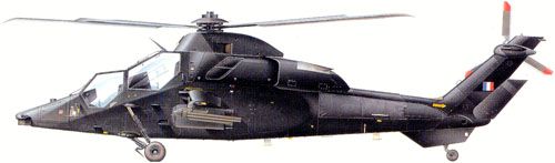 Eurocopter Tiger profile drawing