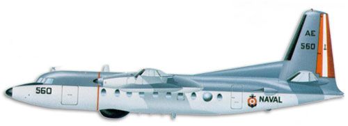 Fokker F-27 Enforcer profile drawing