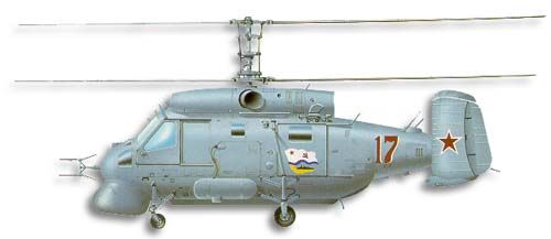 Kamov KA-25 Hormone profile drawing