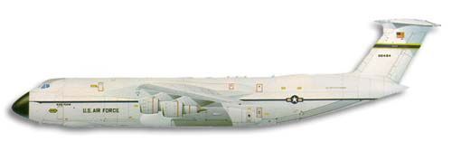 Lockheed Martin C-5 Galaxy profile drawing