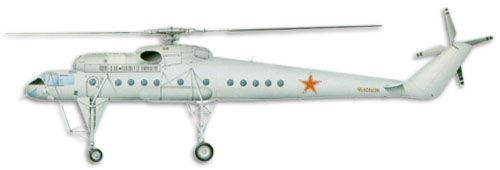 Mil Mi-10 'Harke-B' profile drawing