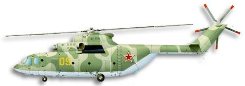 Mil Mi-26 Halo profile drawing