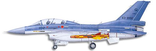 Mitsubishi F-2 profile drawing