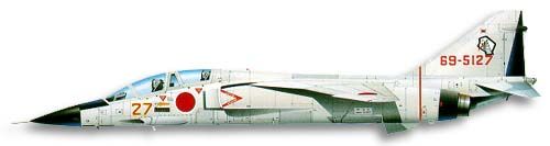 Mitsubishi T-2 profile drawing