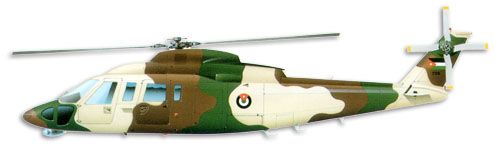 Sikorsky S-76 Mk II profile drawing