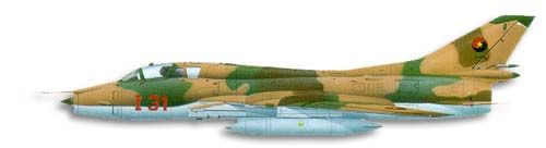 Sukhoi Su-17/20/22 Fitter profile drawing