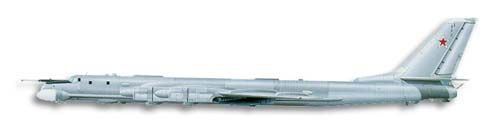 Tupolev TU-95 Bear profile drawing