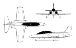 AIDC AT-3 Tzu-chung projection drawing thumbnail