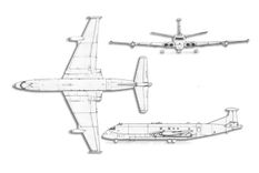 British Aerospace Nimrod projection drawing thumbnail
