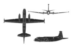 Dassault Bregut Atlantique projection drawing thumbnail