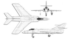 Dassault Super Etendard projection drawing thumbnail