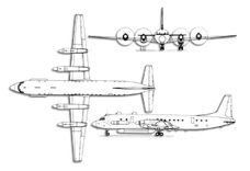 Ilyushin IL-20 Coot A projection drawing thumbnail