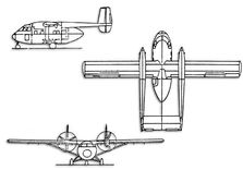 Israel Aircraft Industries Ltd. Arava 201 projection drawing thumbnail