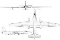 Lockheed Martin TR-1 projection drawing thumbnail