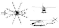 Mil Mi-26 Halo projection drawing thumbnail