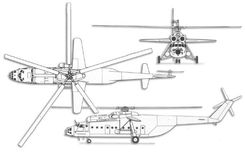 Mil Mi-6 Hook projection drawing thumbnail