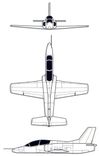 Nanchang K-8 Karakorum projection drawing thumbnail