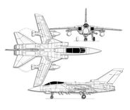 Panavia Tornado IDS projection drawing thumbnail