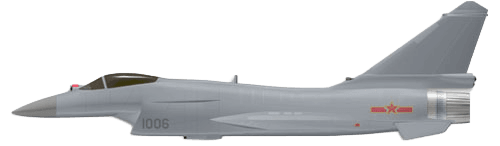 Chengdu J-10 profile drawing