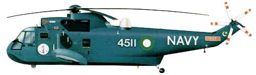Sikorsky / Westland Sea King profile drawing