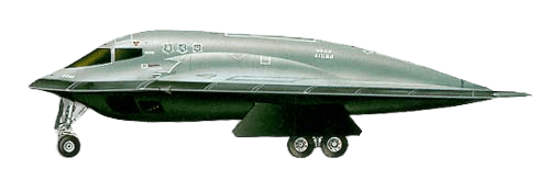 Northrop-Grumman B-2 Spirit profile drawing
