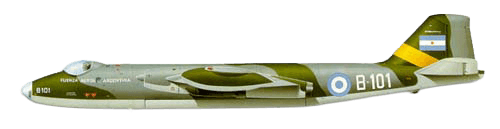 British Aerospace Canberra profile drawing