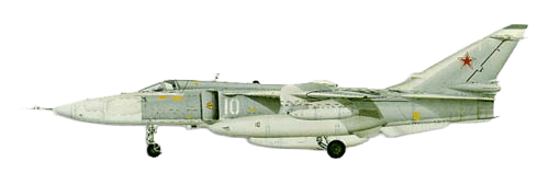 Sukhoi SU-24 Fencer profile drawing