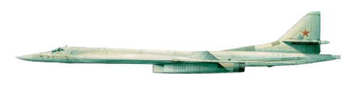 Tupolev TU-160 Blackjack profile drawing
