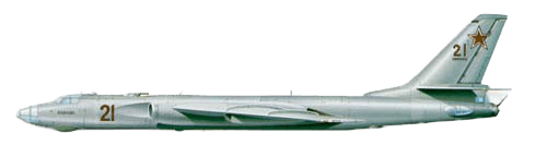 Tupolev TU-16 Badger profile drawing