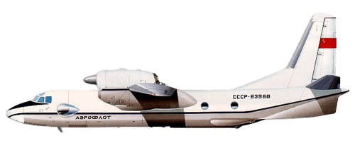Antonov An-32 Cline profile drawing