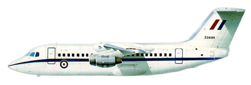 British Aerospace BAE 146 profile drawing