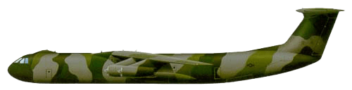 Lockheed Martin C-141 Starlifter profile drawing