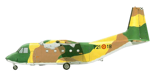 CASA C-212 Aviocar profile drawing