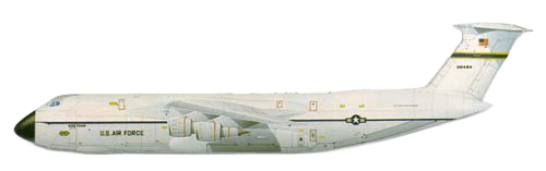 Lockheed Martin C-5 Galaxy profile drawing
