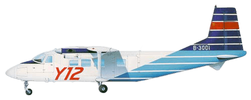 Harbin Y-11 / Y12 profile drawing