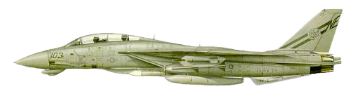 Grumman F-14 Tomcat profile drawing