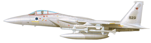 Boeing F-15 Eagle profile drawing