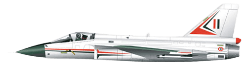 HAL Light Combat Aircraft (LCA) profile drawing